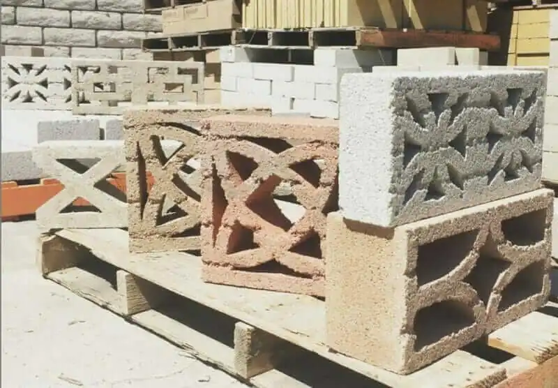 four breeze block designs from orco block