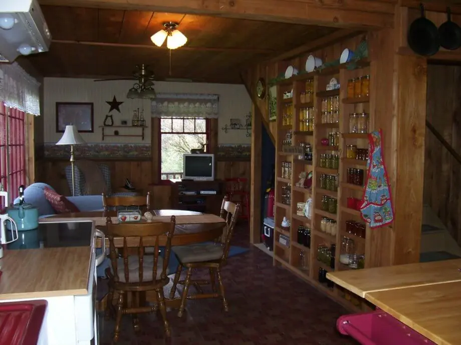 view from kitchen sink
