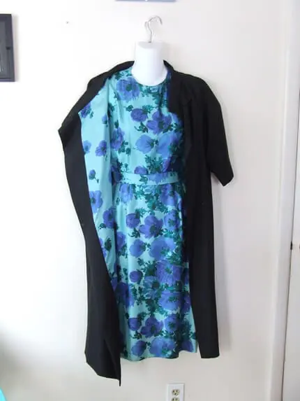 vintage-silk-dress-with-matching-lined-coat