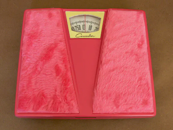 vintage counselor bathroom scale