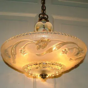 vintage chandelier form the 1920s