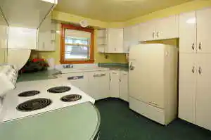 1950s-retro-youngston-kitchen-fridge-pantry-view 1950s kitchen