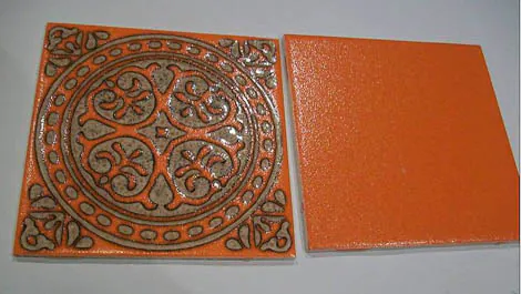 1970s orange tile