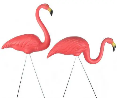 pink flamingo lawn ornaments