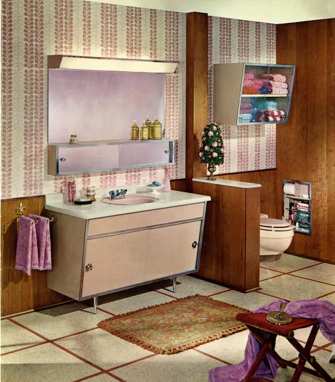 vintage satin glide bathroom vanity