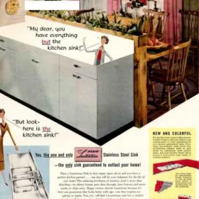 1953 lustertone sink