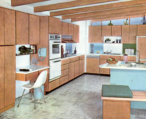mid century modern kitchen from 1962