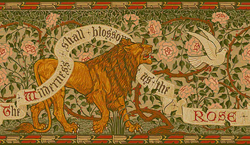 walter-crane-lion-and-dove walter crane lion and dove illustration