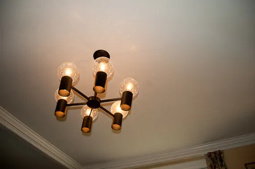 repainting the ceiling repainted dining room ceiling