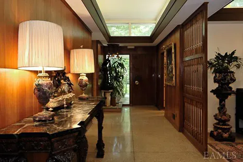 1960s-foyer-scarsdale midcentury modern architecture 1960 foyer