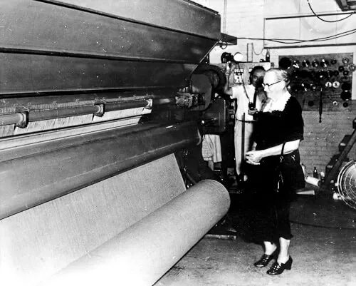 carpet manufacturing history Catherine machine