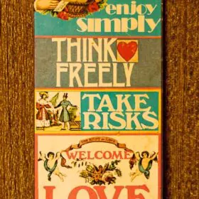 1970s wall plaque