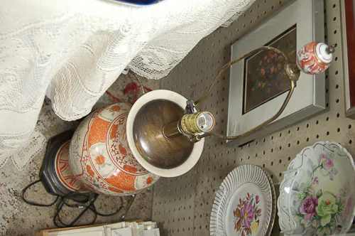 vintage oriental lamp