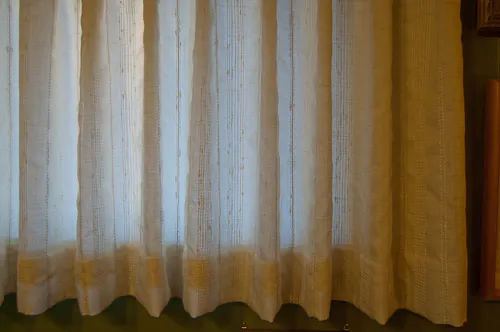 linen weave fabric, lined