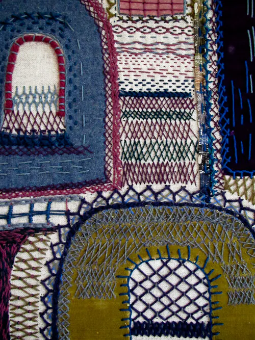 A study of Blue blue textiles