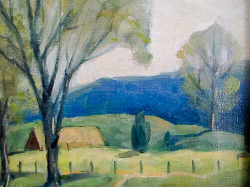 A study of Blue blue mountains