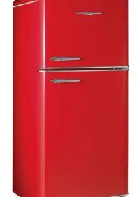 red refrigerator