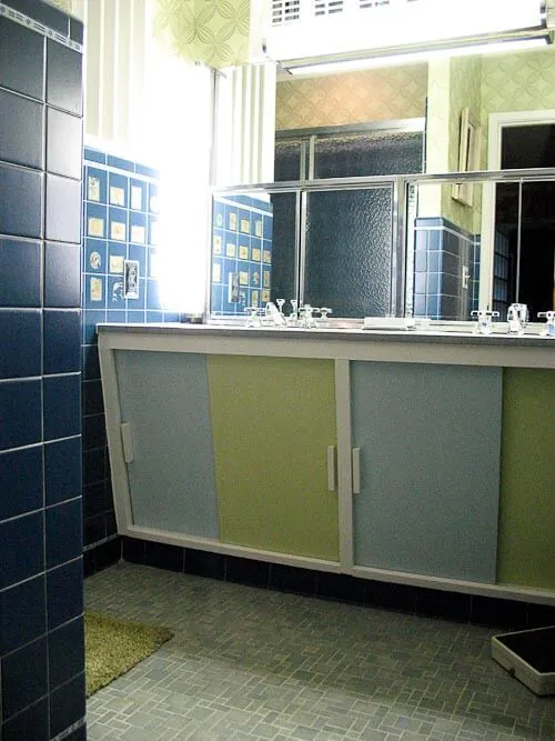 original midcentury modern bathroom