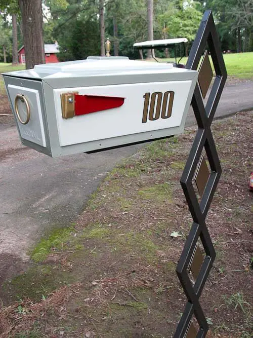 midcentury modern mailbox
