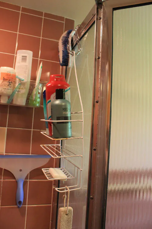 no storage in shower no storage in shower