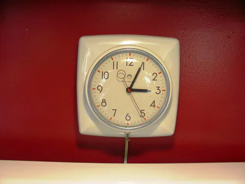 vintage telechron clock