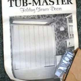 tub master folding shower door