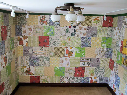 craft-room west wall