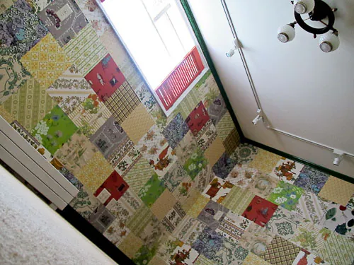 how to wallpaper a wall with vintage wallpaper