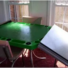 a kitchen table that transforms into a poker table - the Playdine