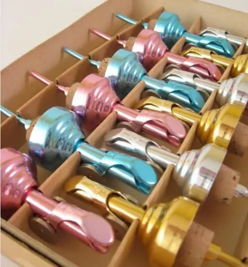vintage-barware-aluminum-pourers vintage barware pourers