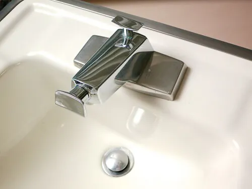 push-pull-faucet vintage bathroom sink with push pull faucet lever