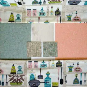 mid century kitchen design mood board