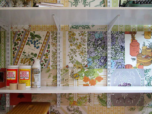 kv shelving I will install a sink on the shelf at the top, you can see the wall is plumbed