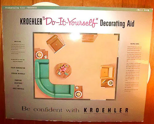 vintage kroehler room planner
