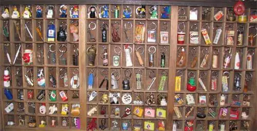 vintage keychain collection