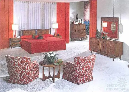 Broyhill Brasilia and Sculptra - pictures from a vintage furniture catalog  - Retro Renovation