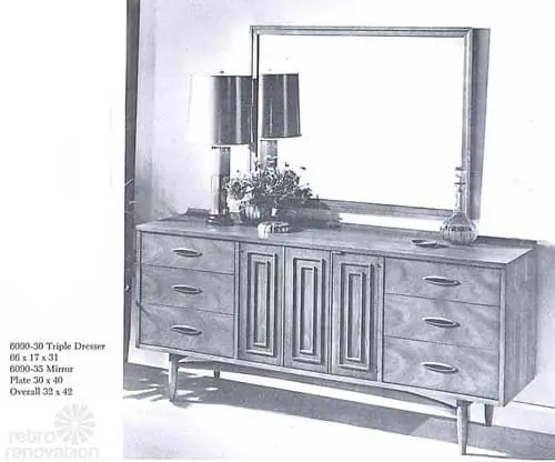Broyhill_Sculptra-triple dresser Broyhill_Sculptra-triple dresser