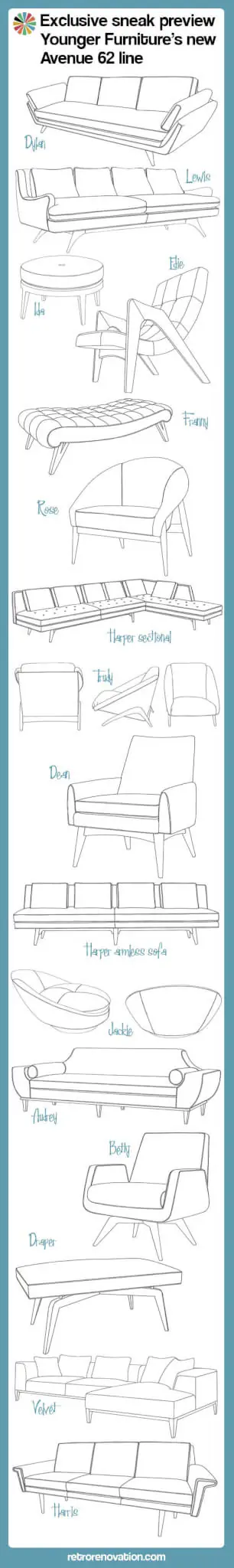 Younger-Furniture-Avenue-62 mid century furniture