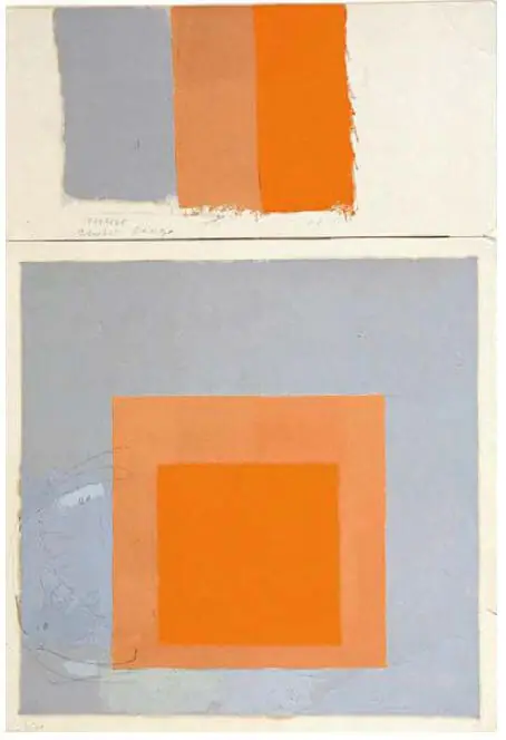 josef albers study for homage to the square