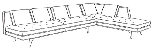 harper-sectional younger furniture mid century sectional harper sectional younger furniture