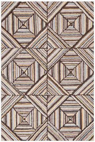 hooked rug kaledo gray