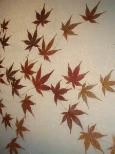 leaves-in-lucite-shower-door