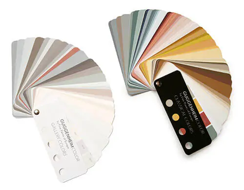 Guggenheim Color paint swatches