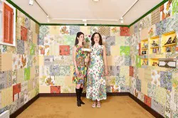 pam-kueber-retro-renovation-new-office-with-vintage-wallpaper-21 patchwork quilt wallpaper