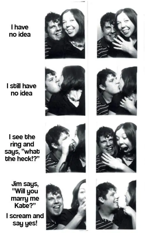 kate and Jim's photobooth-proposal in Andy Warhol Museum kate and Jim's photobooth-proposal in Andy Warhol Museum