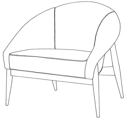 rose chair Younger Furniture mid century rose chair Younger Furniture
