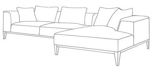 velvet sofa Younger Furniture mid century sectional velvet Younger Furniture