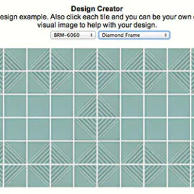 Diamond-frame-pattern