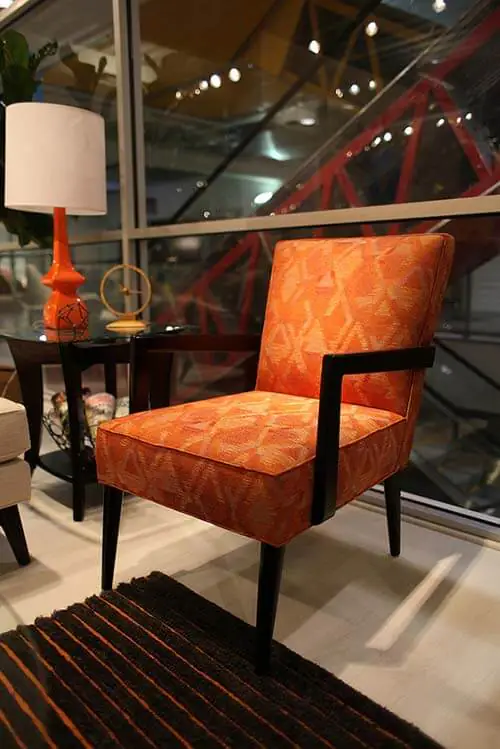 Orange-and-walnut-chair-Younger-Ave-62