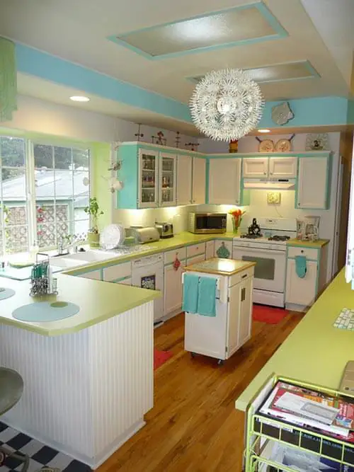 retro-kitchen-lime-green-counters